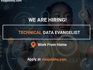 JOIN OUR TEAM AS A TECHNICAL DATA EVANGELIST, THIS ROLE IS 100% REMOTE, SALARY IS $260,000 ANNUALLY