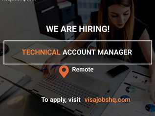 TECHNICAL ACCOUNT MANAGER | REMOTE