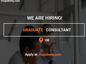 WE ARE HIRING A GRADUATE CONSULTANT IN THE UK, VISA SPONSORSHIP AVAILABLE TO THOSE QUALIFIED