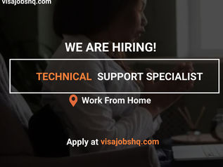 TECHNICAL SUPPORT SPECIALIST, REMOTE | WORK FROM HOME