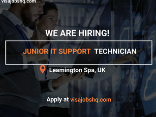 JUNIOR IT SUPPORT TECHNICIAN IN LEAMINGTON SPA | RELOCATE TO THE UK WITH WORK VISA SPONSORSHIP