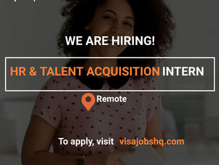 HR & TALENT ACQUISITION INTERN | REMOTE
