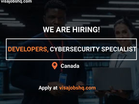 TECH TALENTS NEEDED IN CANADA! SOFTWARE ENGINEERS & IT SPECIALIST: RELOCATE WITH VISA SPONSORSHIP
