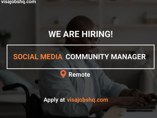 SOCIAL MEDIA COMMUNITY MANAGER, REMOTE | WORK FROM HOME