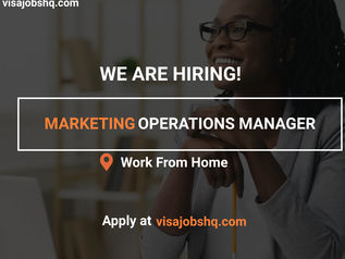 MARKETING OPERATIONS MANAGER, REMOTE | WORK FROM HOME