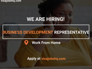 WE ARE HIRING A BUSINESS DEVELOPMENT REPRESENTATIVE, WORK FROM ANYWHERE IN THE WORLD
