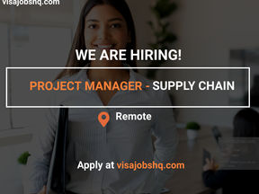 SUPPLY CHAIN PROJECT MANAGER, REMOTE | WORK FROM HOME