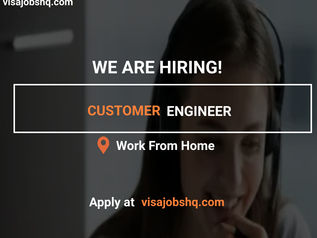 NOW HIRING A CUSTOMER ENGINEER FOR A FULLY REMOTE ROLE, WORK FROM HOME/ANYWHERE IN THE WORLD