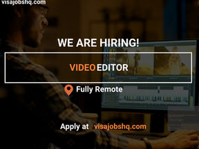 VIDEO EDITOR | €1,000 - €1,200 | REMOTE