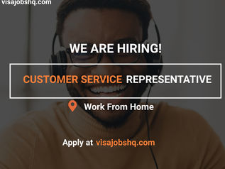 CUSTOMER SERVICE REPRESENTATIVE URGENTLY NEEDED, WORK FROM HOME FOR THIS FULLY REMOTE POSITION