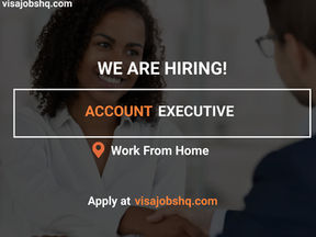 BE AN INTEGRAL PART OF A SALES TEAM AS AN ACCOUNT EXECUTIVE, WORK IS FULLY REMOTE