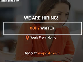 COPYWRITER, REMOTE | WORK FROM HOME