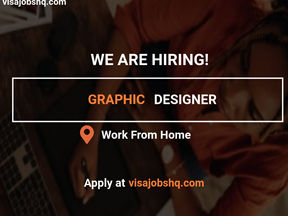 RECRUITING A GRAPHIC DESIGNER, THIS IS A FULLY REMOTE ROLE, OPEN TO CANDIDATES WORLDWIDE, APPLY NOW