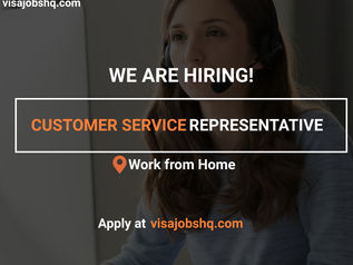 A CUSTOMER SERVICE REPRESENTATIVE IS URGENTLY NEEDED, IT IS A 100% REMOTE POSITION
