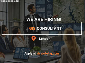 APPLY AS A GIS CONSULTANT AND MOVE TO LONDON WITH VISA SPONSORSHIP