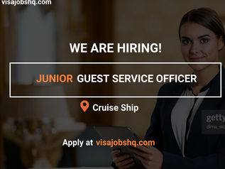 JUNIOR GUEST SERVICE OFFICER POSITION NOW OPEN, JOIN OUR TEAM AND GROW WITH US 