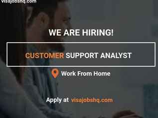 ELEVATE YOUR CAREER AS A CUSTOMER SUPPORT ANALYST, WORK IS REMOTE