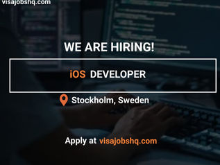 iOS DEVELOPER IN STOCKHOLM, RELOCATE TO SWEDEN WITH WORK VISA SPONSORSHIP