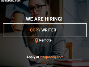 COPYWRITER, REMOTE | WORK FROM HOME