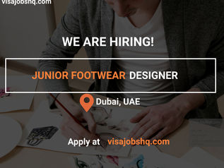 JUNIOR FOOTWEAR DESIGNER | RELOCATE TO DUBAI WITH WORK VISA SPONSORSHIP