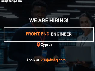 FRONT-END ENGINEER, RELOCATE TO CYPRUS WITH WORK VISA SPONSORSHIP