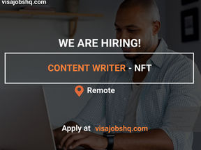 CONTENT WRITER - NFT | FULLY REMOTE