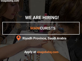 INTERNATIONAL OPPORTUNITY FOR MANICURISTS, VISA SPONSORSHIP AVAILABLE, $1500 MONTHLY