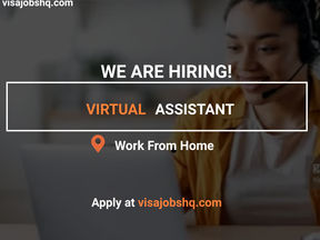 THIS AGENCY IS HIRING VIRTUAL ASSISTANTS, OPEN TO CANDIDATES WORLDWIDE, APPLY NOW
