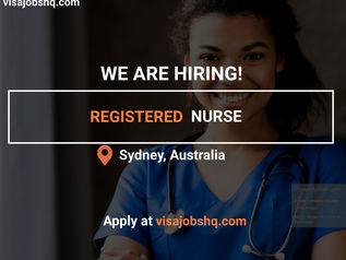 REGISTERED NURSE | $60,000-$80,000 ANNUALLY | RELOCATE TO AUSTRALIA WITH WORK VISA SPONSORSHIP