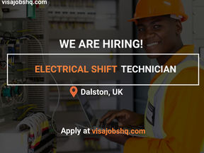 ELECTRICAL SHIFT TECHNICIAN | £48,091 | RELOCATE TO THE UK WITH WORK VISA SPONSORSHIP