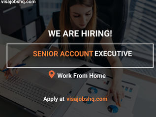 A SENIOR ACCOUNT EXECUTIVE IS URGENTLY NEEDED FOR A FULLY REMOTE AND WORK FROM HOME POSITION