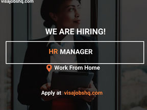 HR MANAGER, WORK FROM HOME