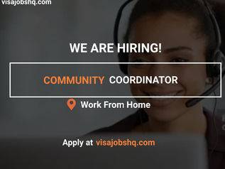 WE ARE HIRING A COMMUNITY COORDINATOR FOR A FULLY REMOTE ROLE, WORK FROM ANYWHERE GLOBALLY