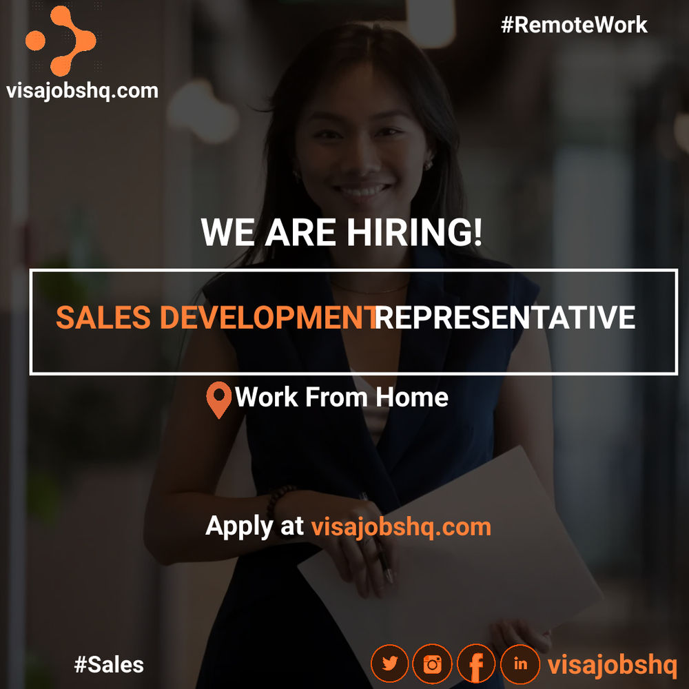 SALES DEVELOPMENT REP (CLOUD), WORK FROM HOME