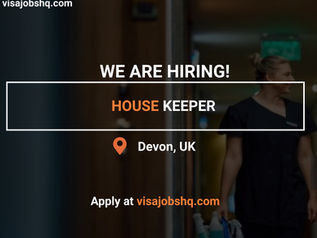 RELOCATE TO THE UK AS A HOUSEKEEPER, EMPLOYER IS OFFERING WORK VISA SPONSORSHIP, APPLY NOW