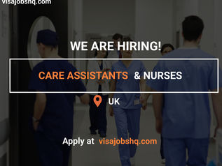 THIS CARE HOME IN THE UK IS HIRING CARE ASSISTANTS, SUPPORT WORKERS & NURSES, WORK VISA IS OFFERED