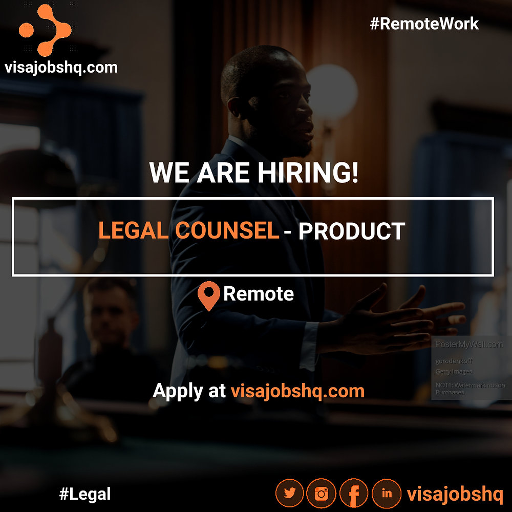 LEGAL COUNSEL, REMOTE WORK FROM HOME