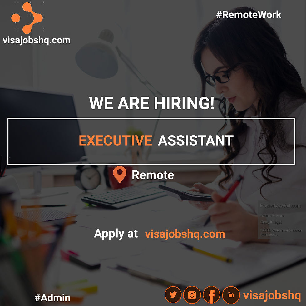EXECUTIVE ASSISTANT | REMOTE
