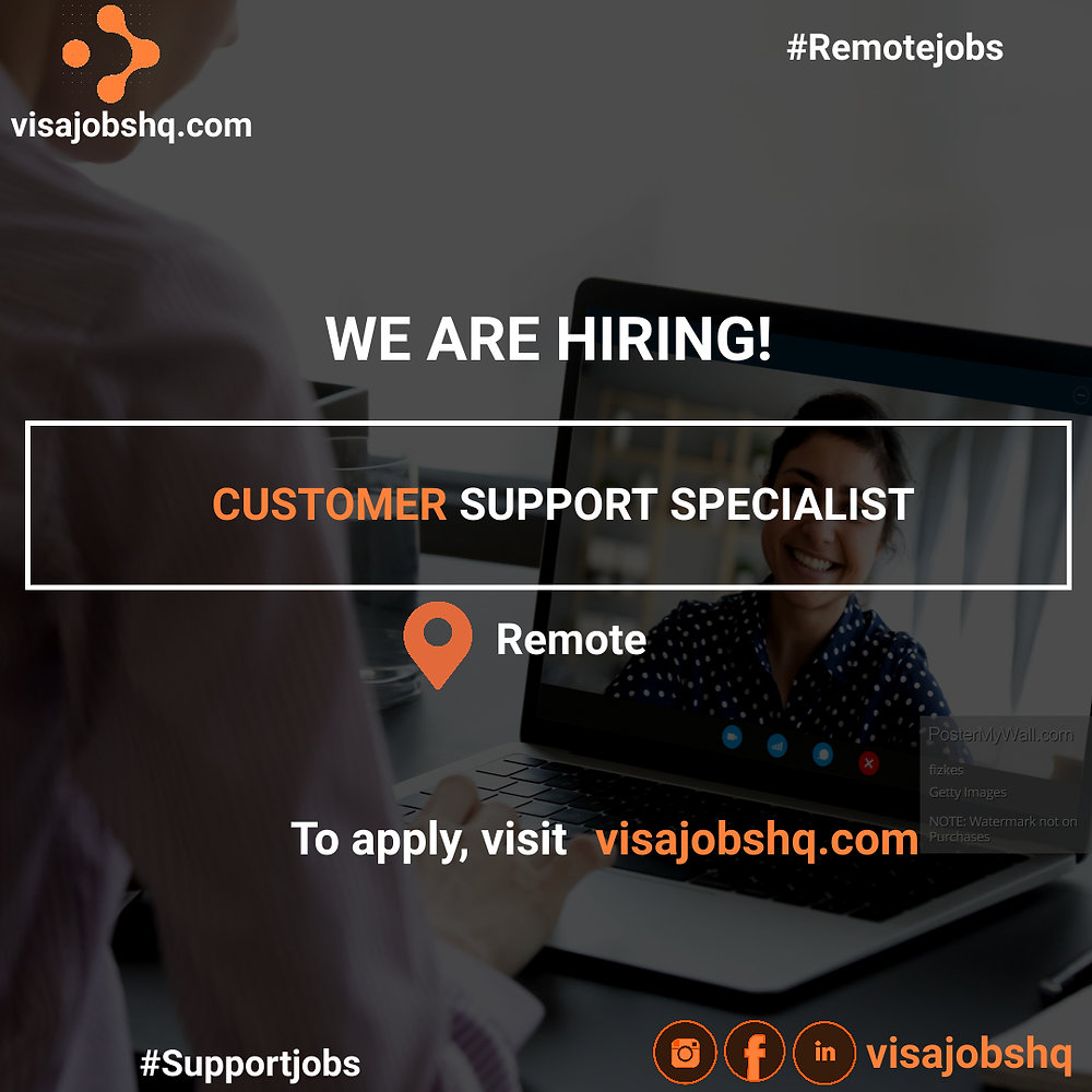 CUSTOMER SUPPORT SPECIALIST REMOTE