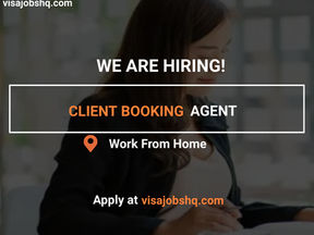 WORK REMOTELY FROM ANYWHERE IN THE WORLD AS A CLIENT BOOKING AGENT, OPEN TO CANDIDATES GLOBALLY
