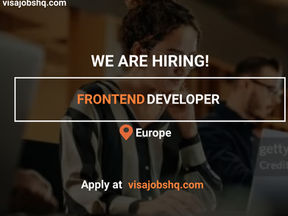 VISA SPONSORSHIP IS AVAILABLE FOR A FRONTEND DEVELOPER