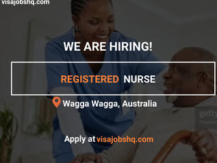 REGISTERED NURSE | $65,000 - $95,000 ANNUALLY | RELOCATE TO AUSTRALIA WITH WORK VISA SPONSORSHIP
