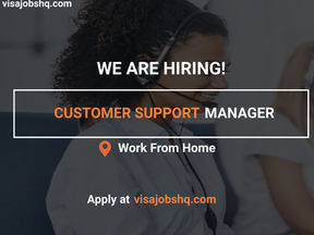 CUSTOMER SUPPORT OPERATIONS MANAGER NEEDED FOR A FULLY REMOTE POSITION