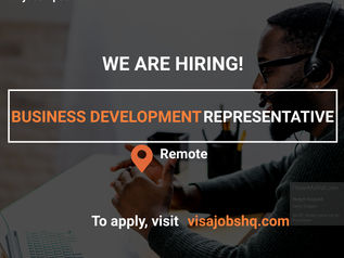 BUSINESS DEVELOPMENT REPRESENTATIVE | REMOTE