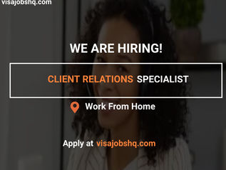 A CLIENT RELATIONS SPECIALIST IS NEEDED FOR A FULLY REMOTE ROLE, PAYS $1,200 MONTHLY
