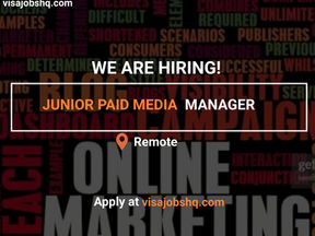 JUNIOR PAID MEDIA MANAGER, REMOTE | €1,900 ANNUALLY | WORK FROM HOME