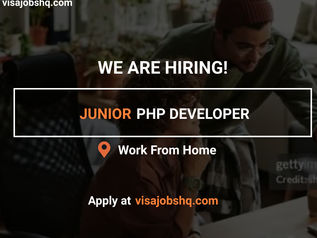 A UK COMPANY NEEDS THE SERVICES OF A REMOTE JUNIOR PHP DEVELOPER, WORK FROM ANYWHERE