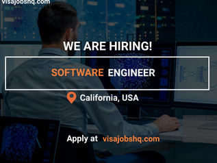 SOFTWARE ENGINEER, IN CALIFORNIA | RELOCATE TO USA WITH WORK VISA SPONSORSHIP