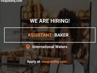 NOW HIRING ASSISTANT BAKER, INTERNATIONAL CRUISE SHIP WORK OPPORTUNITY