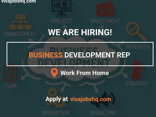 JOIN OUR SALES TEAM AS A BUSINESS DEVELOPMENT REPRESENTATIVE, WORK IS REMOTE, $70,000 USD